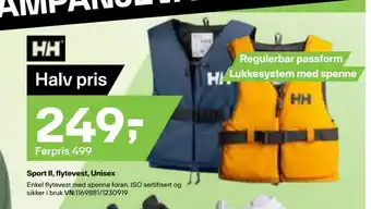 XXL Sport Sport II, flytevest, Unisex tilbud