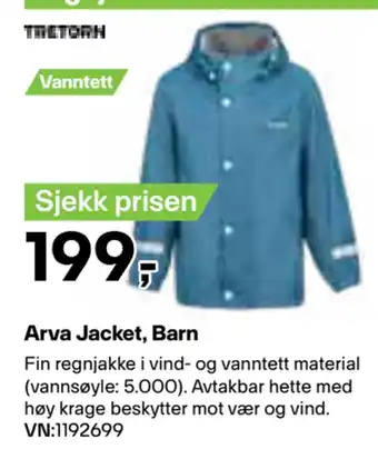 XXL Sport Arva Jacket, Barn tilbud
