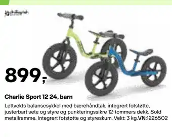XXL Sport Charlie Sport 12 24, barn tilbud