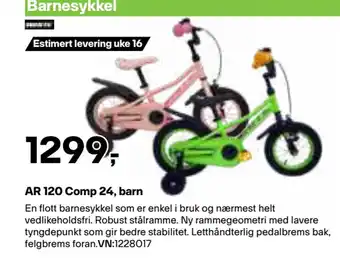 XXL Sport AR 120 Comp 24, barn tilbud