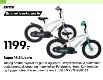 XXL Sport Super 16 24, barn tilbud