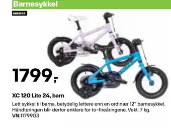 XXL Sport XC 120 Lite 24, barn tilbud