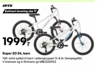 XXL Sport Super 20 24, barn tilbud