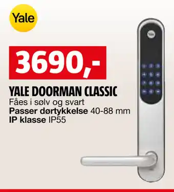 Bauhaus YALE DOORMAN CLASSIC tilbud