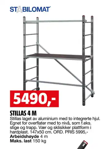 Bauhaus STILLAS 4 M tilbud