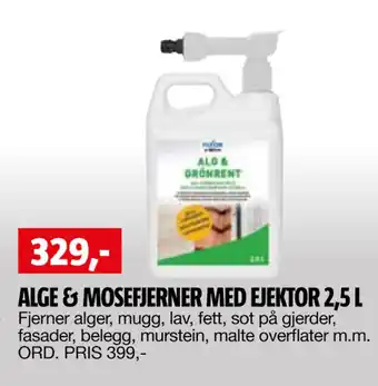 Bauhaus ALGE & MOSEFJERNER MED EJEKTOR 2,5 L tilbud