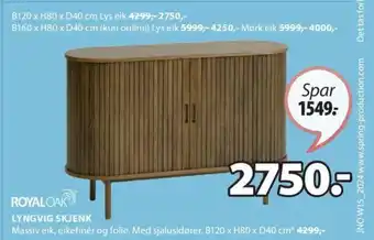 JYSK LYNGVIG SKJENK tilbud