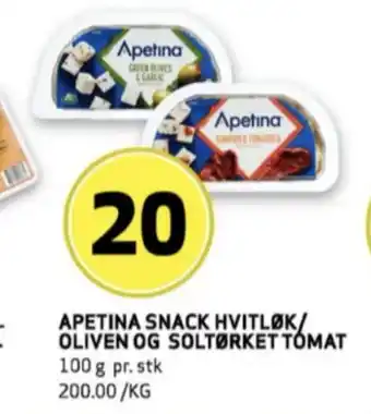 Bunnpris Apetina feta green olives & garlic tilbud