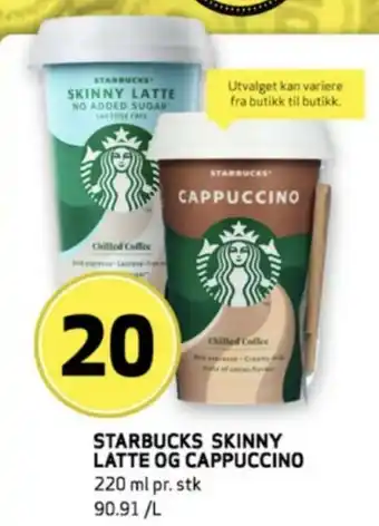 Bunnpris Starbucks iskaffe tilbud