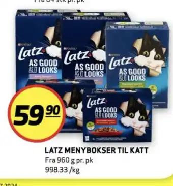 Bunnpris Latz kattemat tilbud