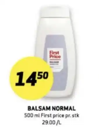 Bunnpris First price balsam tilbud