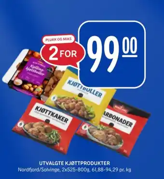 Rema 1000 Nordfjord kjøttkaker tilbud