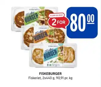 Rema 1000 Fiskeriet fiskeburger tilbud