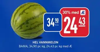 Rema 1000 Bama vannmelon tilbud