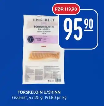 Rema 1000 Fiskeriet torskefilet tilbud