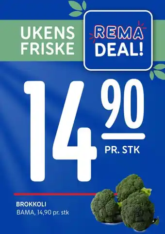 Rema 1000 Bama brokkoli tilbud