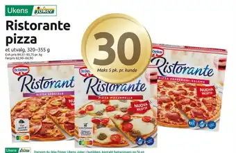 Joker Ristorante pizza speciale tilbud