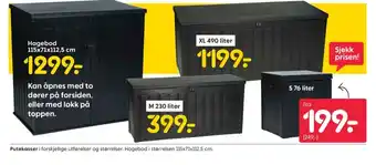 Rusta Ukjent putekasse tilbud