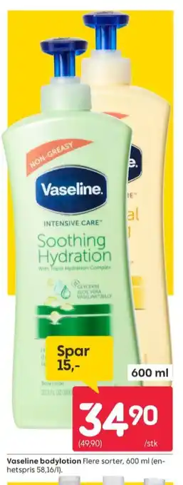 Rusta Vaseline bodylotion tilbud