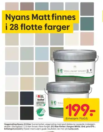 Rusta Nyans maling tilbud
