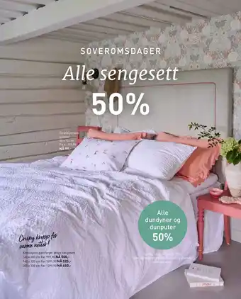 Kid Interiør Kensington garnfarget krepp sengesett tilbud