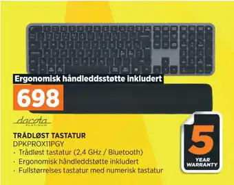 POWER TRÅDLØST TASTATUR tilbud