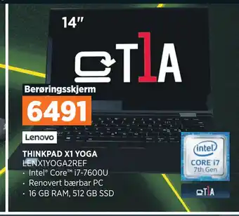 POWER THINKPAD X1 YOGA tilbud