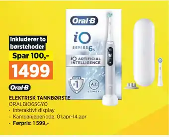 POWER ELEKTRISK TANNBØRSTE tilbud