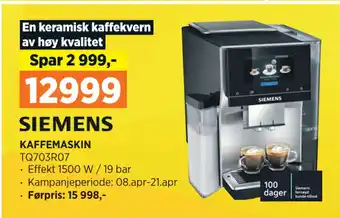 POWER KAFFEMASKIN tilbud