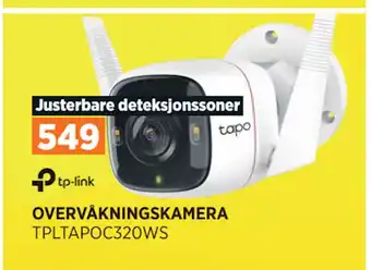 POWER OVERVÅKNINGSKAMERA tilbud