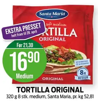 Kiwi TORTILLA ORIGINAL tilbud