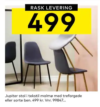 Skeidar Jupiter stol tilbud