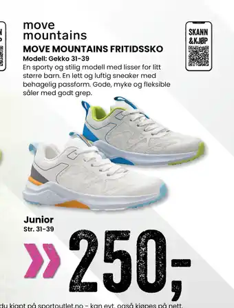 Sport Outlet MOVE MOUNTAINS FRITIDSSKO tilbud