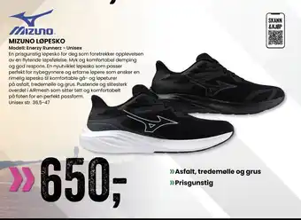 Sport Outlet MIZUNO LØPESKO tilbud