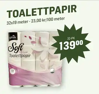 Holdbart TOALETTPAPIR tilbud