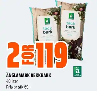 Obs Bygg ÄNGLAMARK DEKKBARK tilbud