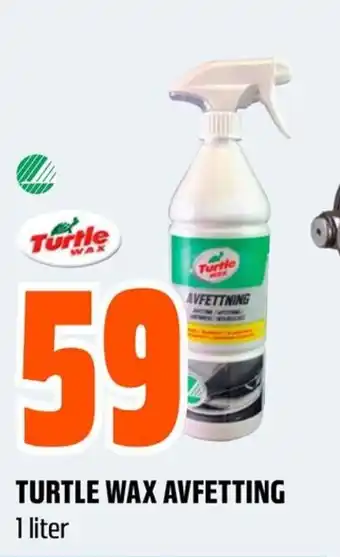 Obs Bygg TURTLE WAX AVFETTING tilbud