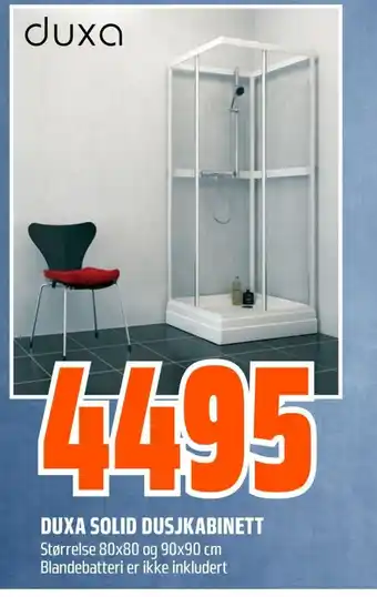 Obs Bygg DUXA SOLID DUSJKABINETT tilbud
