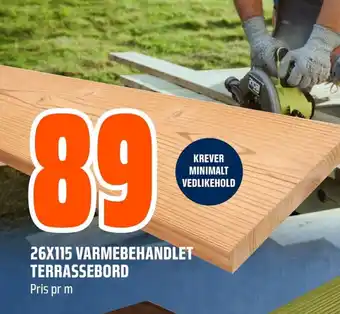Coop Obs 26X115 VARMEBEHANDLET TERRASSEBORD tilbud