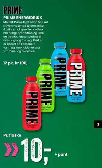 Sport Outlet PRIME ENERGIDRIKK tilbud