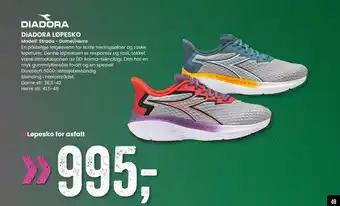 Sport Outlet DIADORA LØPESKO tilbud