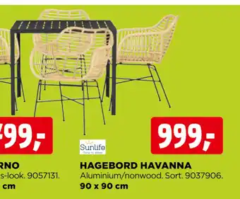 jem & fix HAGEBORD HAVANNA tilbud
