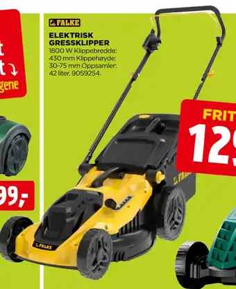 jem & fix ELEKTRISK GRESSKLIPPER tilbud