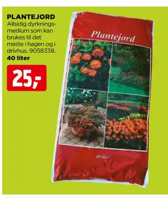 jem & fix PLANTEJORD tilbud
