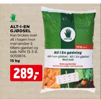 jem & fix ALT-I-EN GJØDSEL tilbud