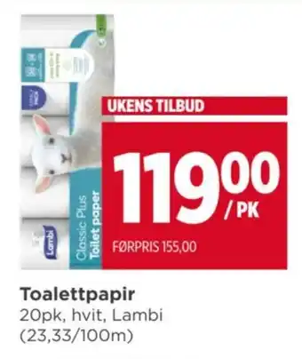 Meny Toalettpapir tilbud