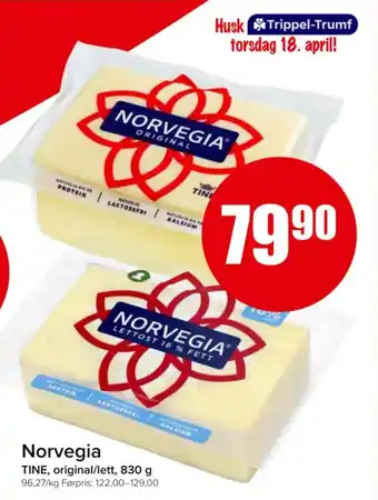 Spar Norvegia tilbud
