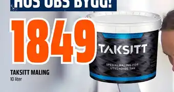 Obs Bygg TAKSITT MALING tilbud