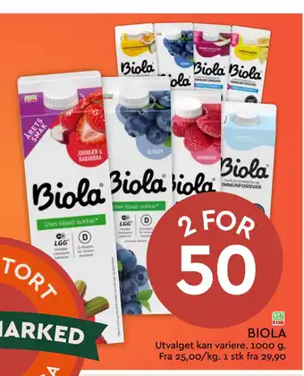 Coop Mega BIOLA tilbud