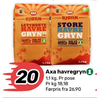 Coop Marked Axa havregryn tilbud